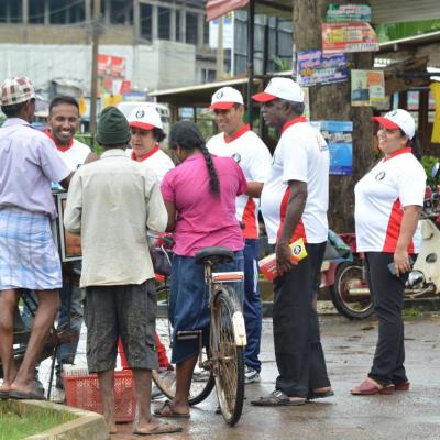 Anti Corruption Day Sticker Campaign 2015 Jaffna 10