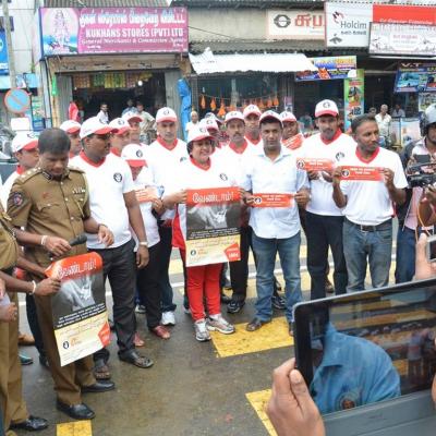 Anti Corruption Day Sticker Campaign 2015 Jaffna 13