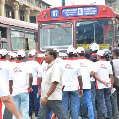 Anti Corruption Day Sticker Campaign 2015 Jaffna 17