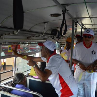 Anti Corruption Day Sticker Campaign 2015 Matara 15