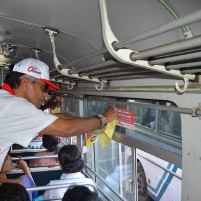 Anti Corruption Day Sticker Campaign 2015 Matara 16