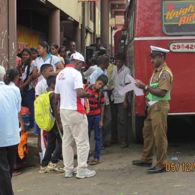 Anti Corruption Day Sticker Campaign Badulla 12