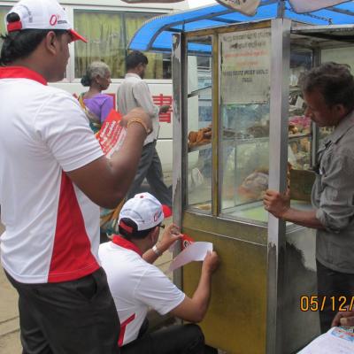 Anti Corruption Day Sticker Campaign Badulla 20