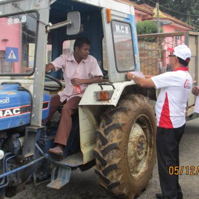 Anti Corruption Day Sticker Campaign Badulla 21