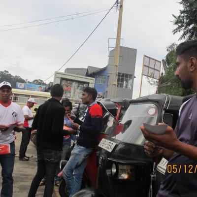 Anti Corruption Day Sticker Campaign Badulla 23