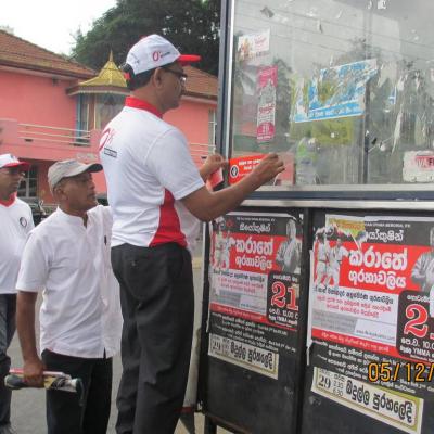 Anti Corruption Day Sticker Campaign Badulla 9