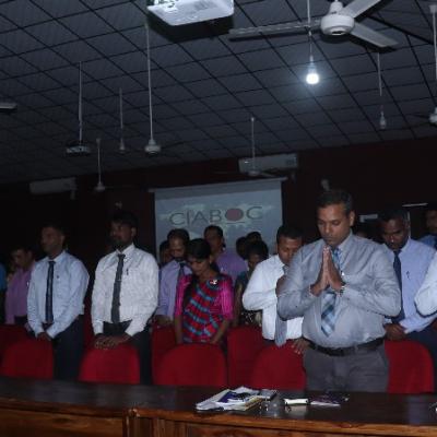 CIABOC Awareness lecture and discussion with the public officials of Trincomalee District