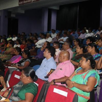 CIABOC Awareness lecture and discussion with the Educational officials of Central Province